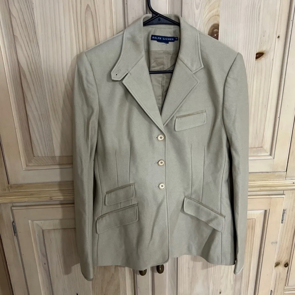 NWOT Polo Ralph Lauren Women's Knit Blazer Jacket Sz 4 - Picture 4 of 8